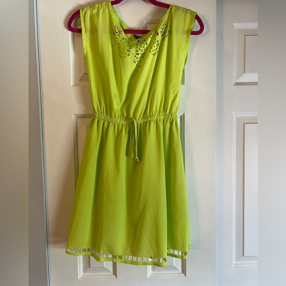 Like green short dress.